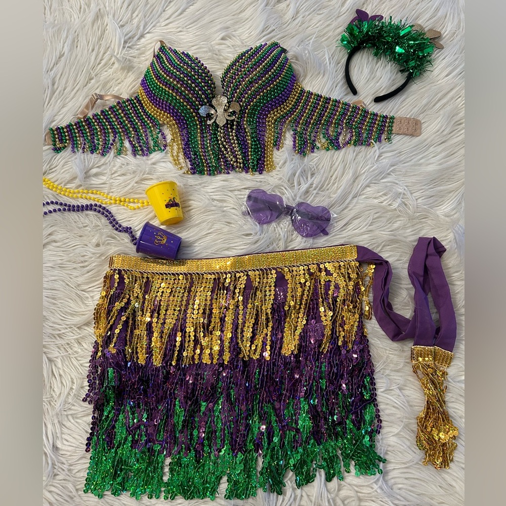 Sexy handmade Mardi Gras outfit
